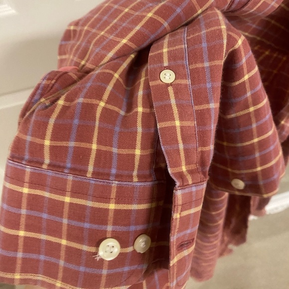Peter Millar Rust Button Down - Picture 6 of 7